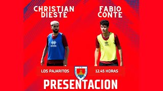 Presentación Christian Dieste y Fabio Conte -22 julio 2024-