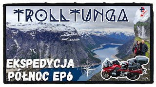 🚶‍♂️🚶‍♀️ Trolltunga 💦 Skjervsfossen 🏞 Stegastein oraz Snow Road | Ekspedycja Północ 🏍 R1200RT ep6