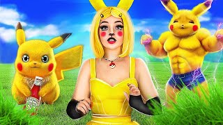 Transformarea lui Pikachu Drăguț în Monstru Terifiant! Pokemon in Real Life!