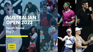 Day 7 - Australian Open 2022 - Fourth Round Full Results