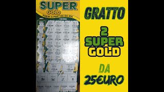 Gratto 50 euro di Gratta e Vinci: Super Gold da 25€ #grattaevinci #grattaevincidioggi #grattaevinci