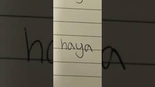 How I imagine your handwriting based off of your name! 😭🕊💙🤪😌🌺🙂