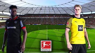 Bayer Leverkusen vs Borussia Dortmund ● BayArena Stadium | eFootball 2022 Predict Gameplay