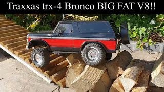 Traxxas TRX-4 Bronco | WITH A BIG FAT V8 SOUND!!