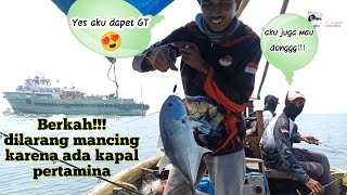 Mancing di Rig Pertamina Sedari Part 2‼️pindah spot plentung