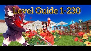 Level Guide 1-230 Fast and Easy-ToramOnline.