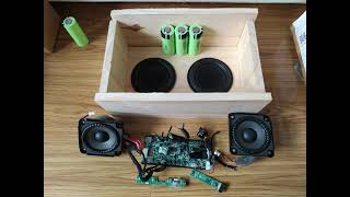 Diy Loa Bluetooth vỏ gỗ ( Bluetooth Speaker) nghe tết .Nhớ đeo tai phone nha