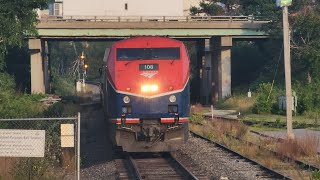 Amtrak Maine- P42DC #108 enters Portland Maine