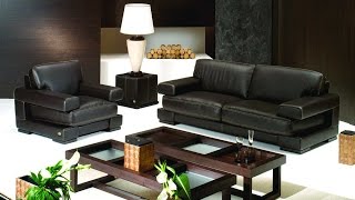 Interior Design Ideas with Black Leather Sofas