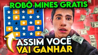 Testei o MELHOR ROBÔ GRATUITO pro MINES  100%