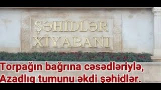 Azadlıq tumunu əkdi şəhidlər...