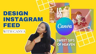 How to plan Instagram feed with Canva for Free | Canva Tutorial