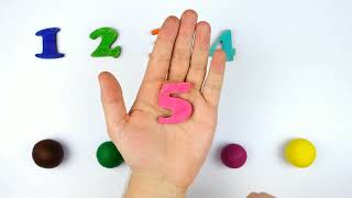 Number Game | Learn to English Numbers 0-9 | Make Numbers from 0 to 9 with Play Dough