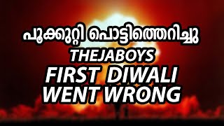 പൂക്കുറ്റി പൊട്ടിത്തെറിച്ചു | Theja boys First Diwali Went Wrong