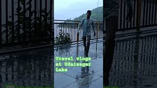 Udaisager Lake view || Udaipur Vlog #vlog #vlogger #shorts #ytshorts #udaipur #youtubeshorts #lake