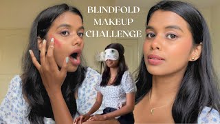 Blindfold makeup challenge!