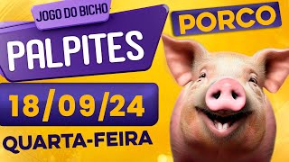 PALPITE DO DIA 18/09/2024 - JOGO DO BICHO 🍀 TODAS AS LOTERIAS 🍀