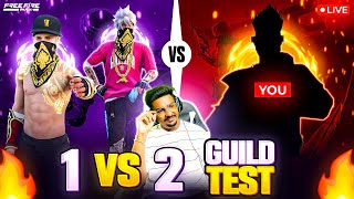 1 V 2 GUILD TEST 😍 SEARCHING 🔍 BEST LEGENDS 🔥GAMING WITH DINO GUILD TEST 👑 || TELUGU FACECAM LIVE🛑