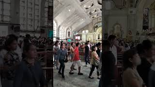 Philippines Manila quiapo church Dambana Ng Mahal Poon jesus nazareno faith deboto Friday.