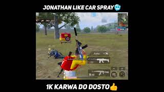 Jonathan like Car Spray🥶#shorts #short #bgmi #pubgmobile