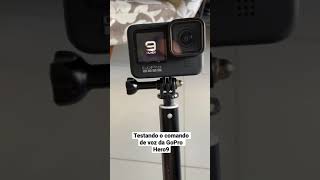 Testando o comando de voz da GoPro Hero9 #shorts #goprohero9 #gopro #teste