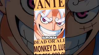 EPIC! BOUNTY LUFFY NAIK DRASTIS! INILAH BOUNTY TERBARU PARA YONKOU! #onepiece #onepiece1124 #shorts