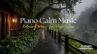 Gentle Raindrops 🌧️ + Piano Serenity 🎹 = Perfect Deep Sleep 💤