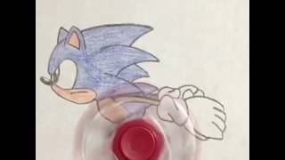 Fidget Spinning Sonic Style