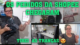 MINHAS COMPRAS DA SHOPEE CHEGARAM VOU MOSTRAR TUDO PARA VOCÊS 😍👏