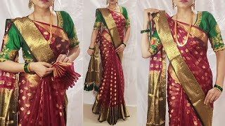 How to wear a saree Biggners saree draping tutorial/Saree kaise pahne jaata hain/Saree Wearing