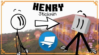 I made Henry Stickmin in Minecraft Tutorial Modeling