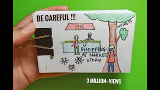 Covid19 flipbook - Câu chuyện đi chợ - Shopping at the market story | HNAG79 #54