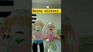 Twins sisters #roblox #edit #robloxedit #robux #funny #robloxcover #brookhaven #youtubeshort