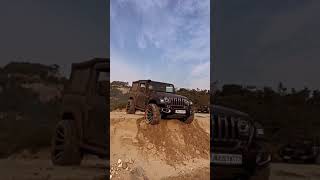 Thar Full Off-road in sand #shorts #trending #shots #fortuner #youtube #youtube #short