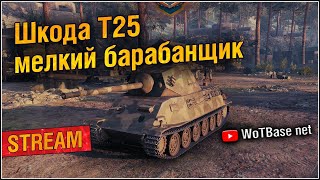 🔴💣🛡️⚔️ Шкода Т25 мелкий барабанщик | World of Tanks