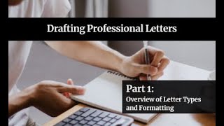 Overview of Letter Types and Formatting