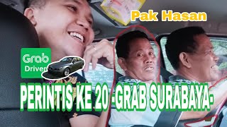 Viral SURABAYA‼️BAPAK DRIVER INI Perintis GRAB ke 20 SURABAYA | DRIVER GRAB CAR SUKSES