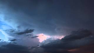 5-24-2014 Evening Convection Northwest of Pecos, TX Timelapse