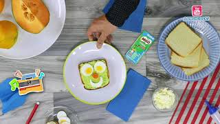 LONCHEIDEA # 10 - TOSTADAS CON HUEVO DURO Y AGUACATE