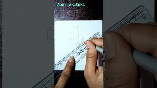 How to draw 3d letter 't' | Easy 3d letter drawing |#shorts