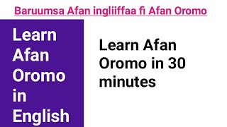 Learn English in 30 minutes