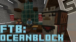 FTB Oceanblock Modpack Ep 05 - Lava Gen, Ender Storage, RFStorage, Flux Power!