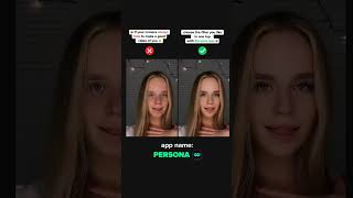 Persona app 😍 Better than photoshop! #makeuplover #photoeditor
