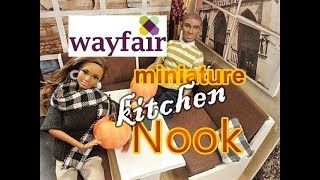 DIY - Miniature Kitchen Nook - Wayfair Inspired