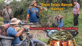 Hunting fishing Cooking || Disini selalu banyak ikannya