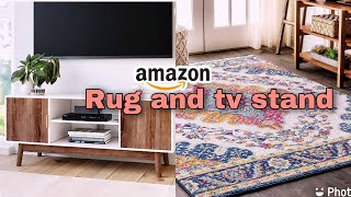 Amazon finds /rug and tv stand