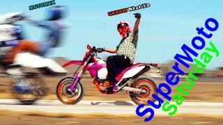 [Supermoto Saturday]jumps,bump start,ride swap,funn!