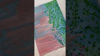 How to draw scenery painting #Short##