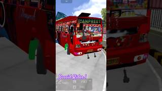 red Manpreet livery for Bussid mod ❤️🔥😱