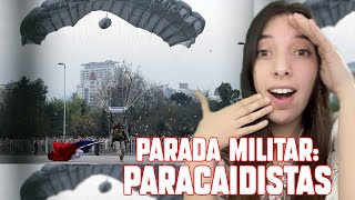 🚀 ESPECTACULAR LANZAMIENTO EN PARADA MILITAR CHILE! *PARACAIDISTAS* REACCION 🔥